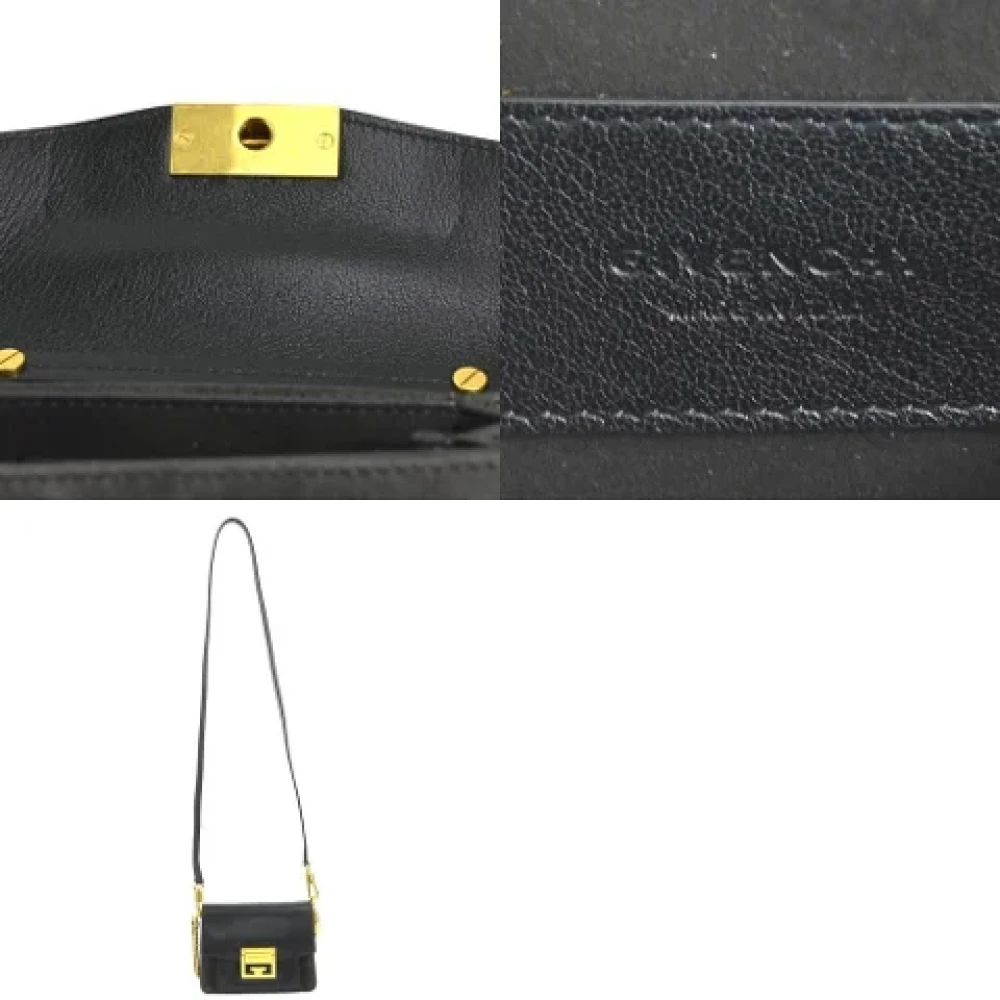 Givenchy Pre-owned Leather shoulder-bags Black Dames