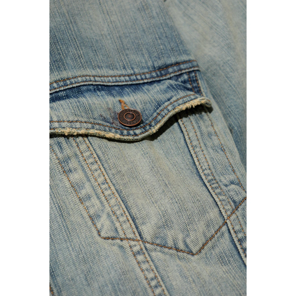 Balenciaga Denim jas Blue Dames
