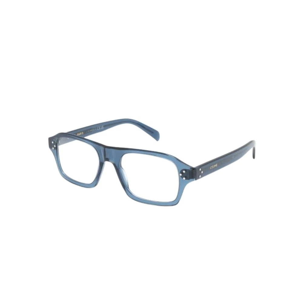 Celine Blue Glasses, Male, 51 Mm, Bold 3 Dots Hd Optical Frame