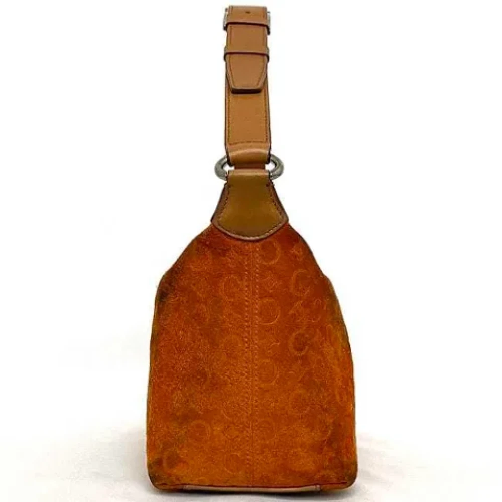 Celine Vintage Pre-owned Leather celine-bags Orange Dames