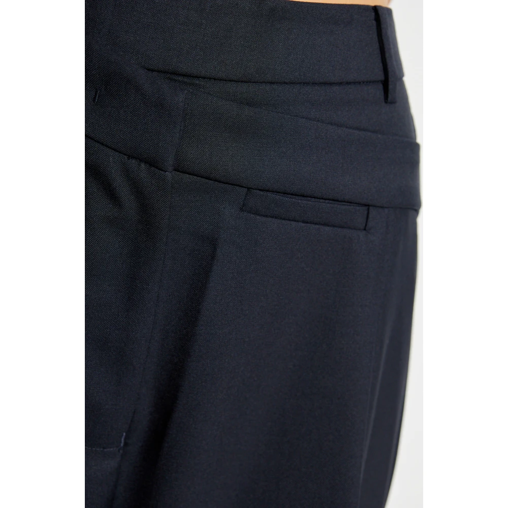 Munthe Wollen broek Blue Dames