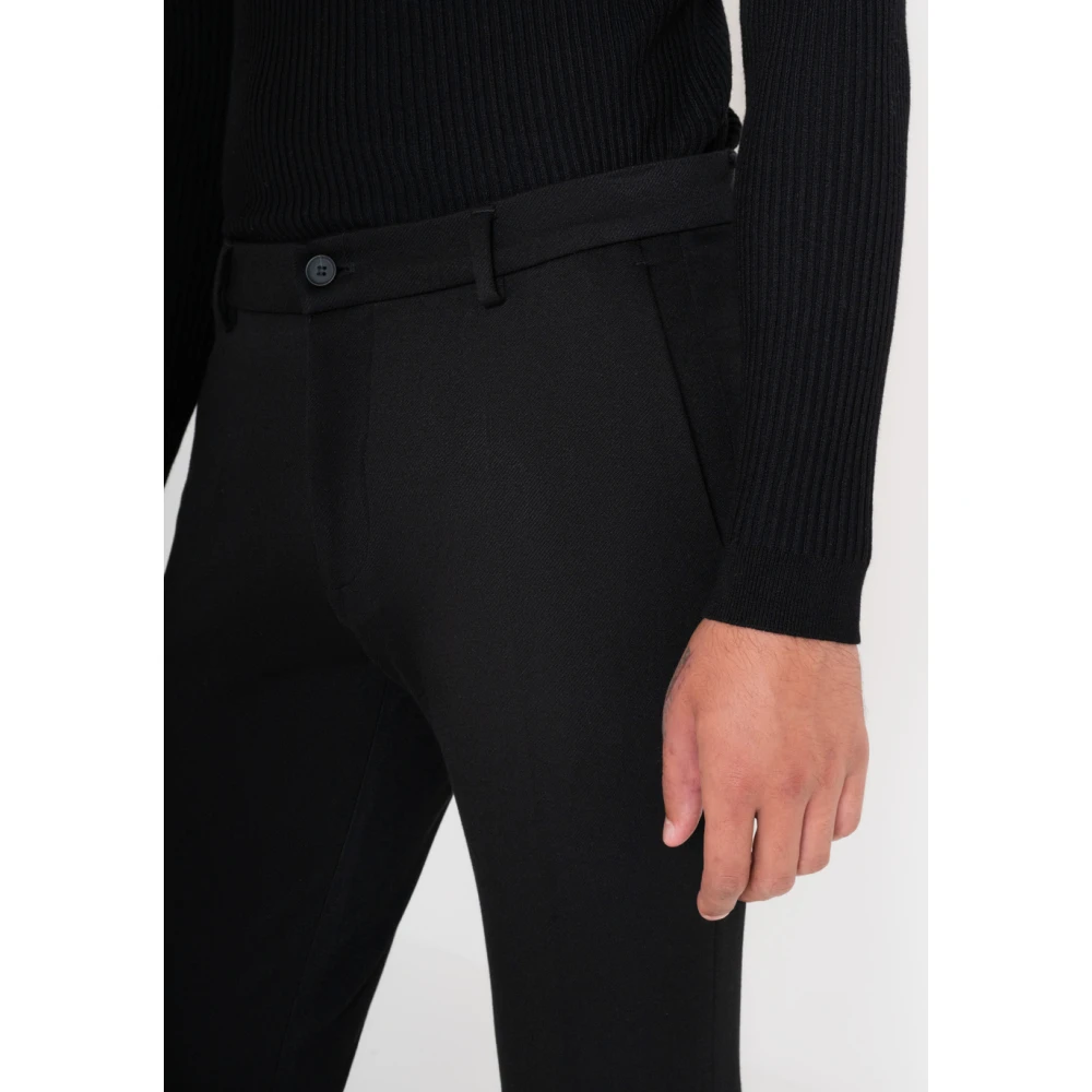 Antony Morato Moderne Skinny Fit Stretch Broek Black Heren