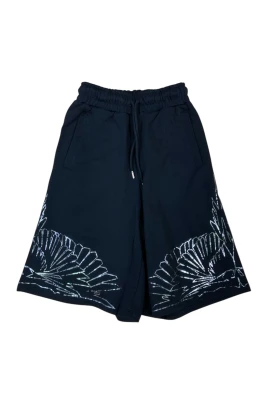 Wings Print Bomull Bermuda Shorts
