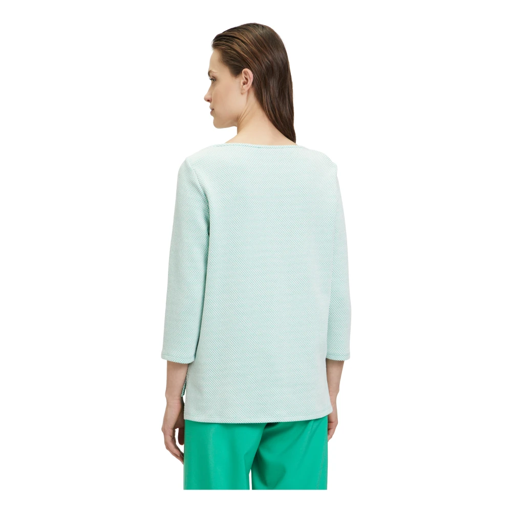 Betty Barclay Piqué Sweatshirt met U-boot halslijn Multicolor Dames