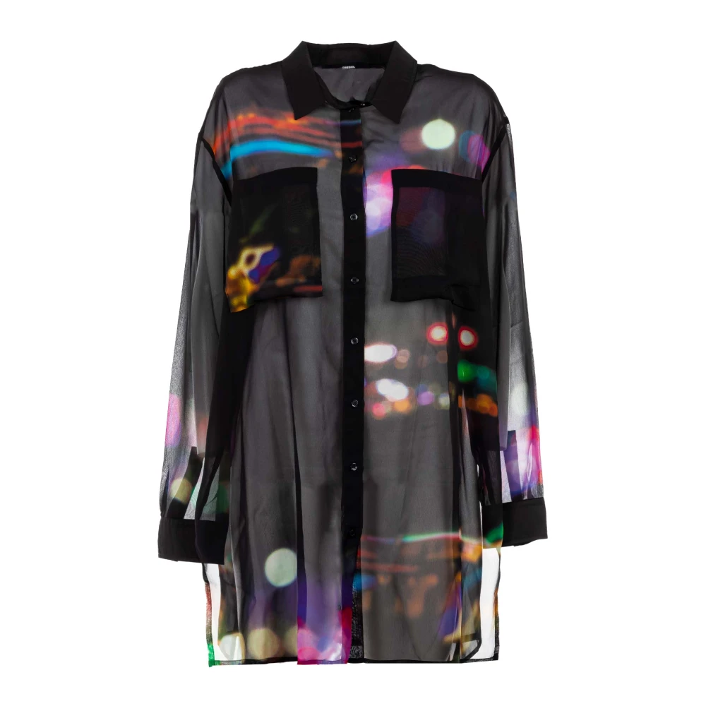 Diesel Gestreepte Blouse voor Dames Multicolor Dames