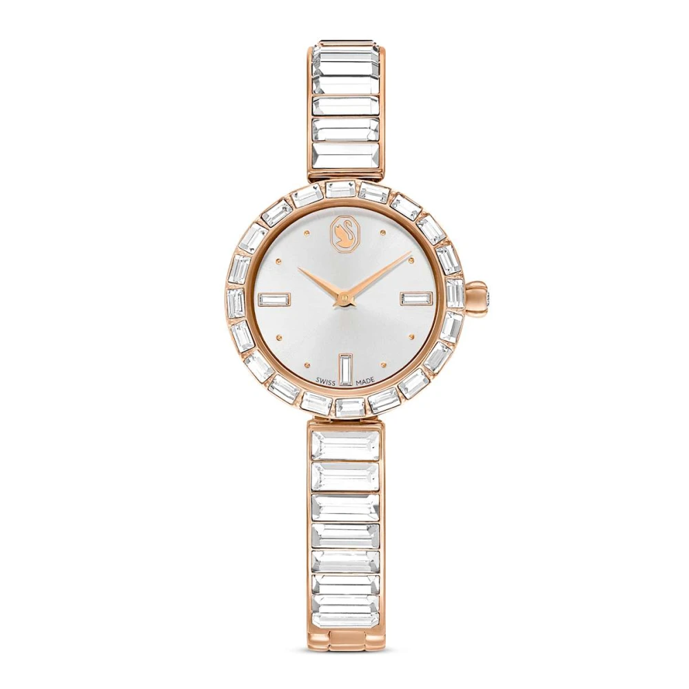 Swarovski Women's Pink Watches, One Size, Elegant Rose Gold Matrix Watch