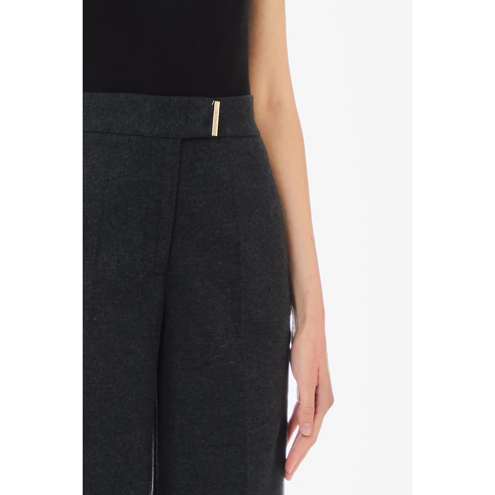 Liu Jo Elastische Taille Broek Gray Dames