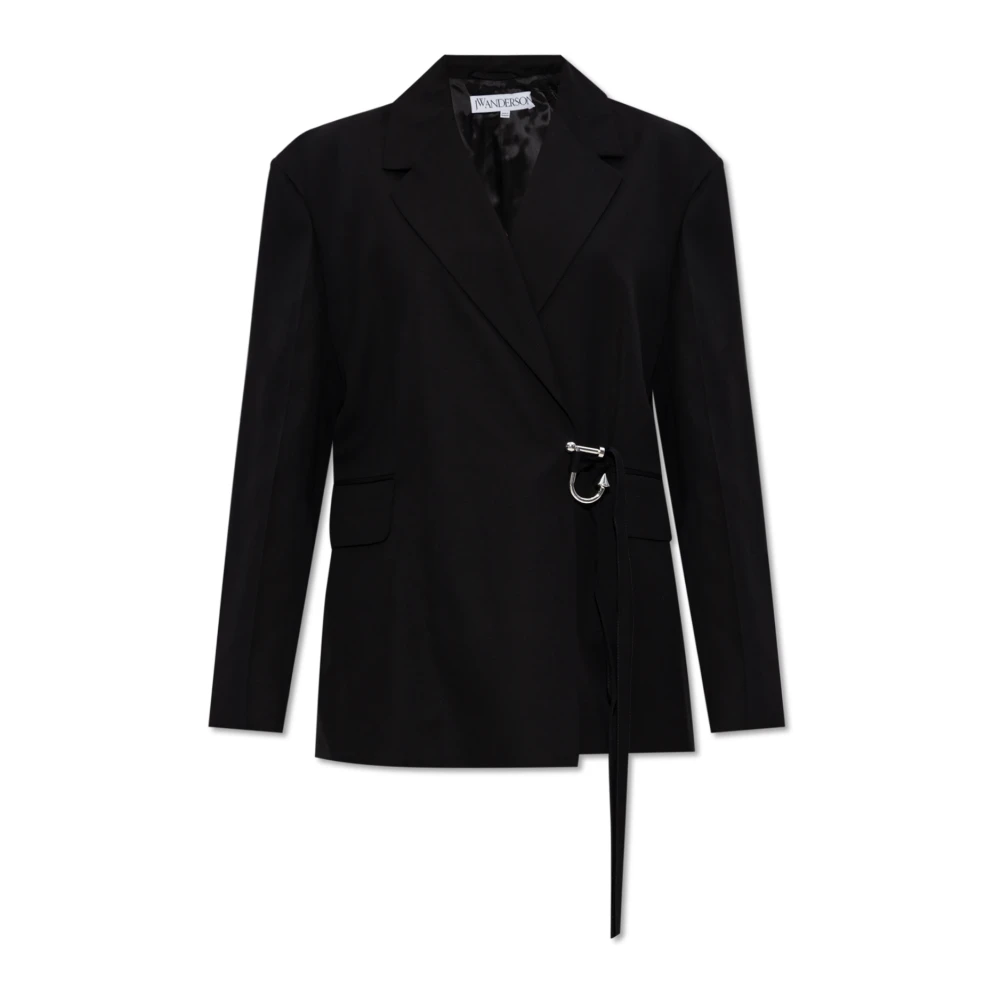 JW Anderson Klassieke Blazer met Knoopsluiting Black Dames