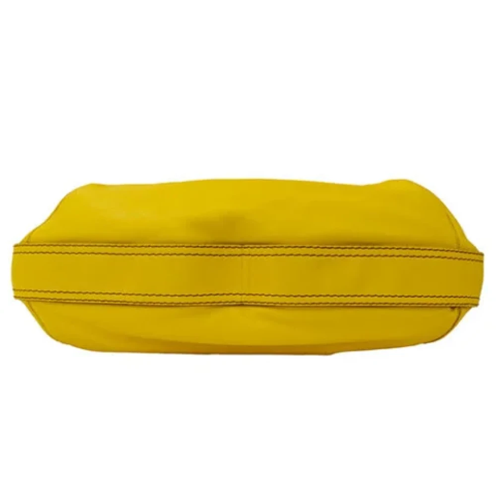 Loewe Pre-owned Leather handbags Yellow Dames