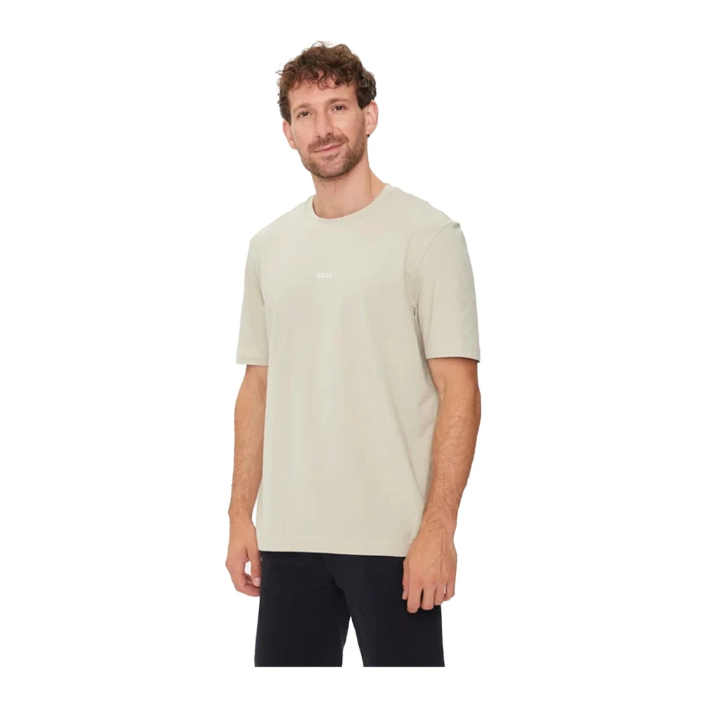 Hugo - Tops > T-Shirts - Beige - Hugo - Modalova