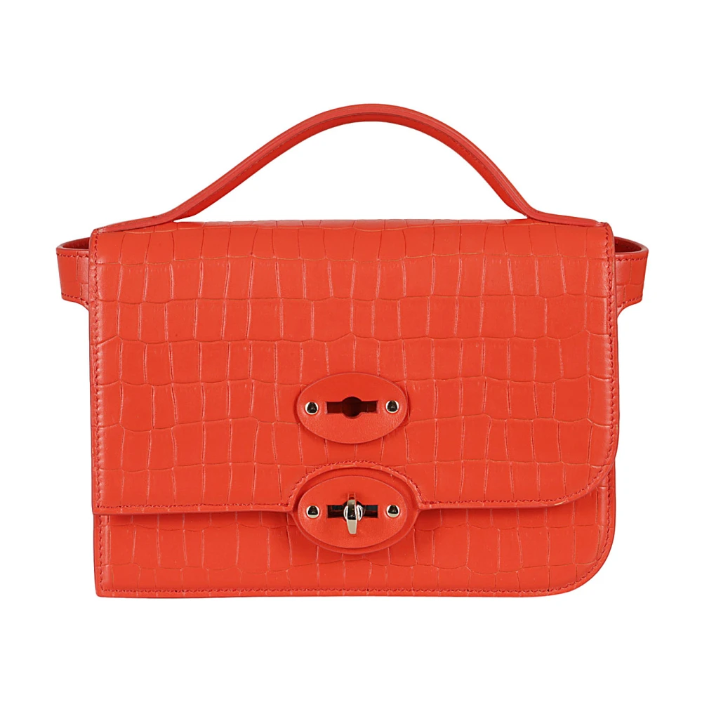 Zanellato Stijlvolle Cayman Crossbody Tas Red Dames