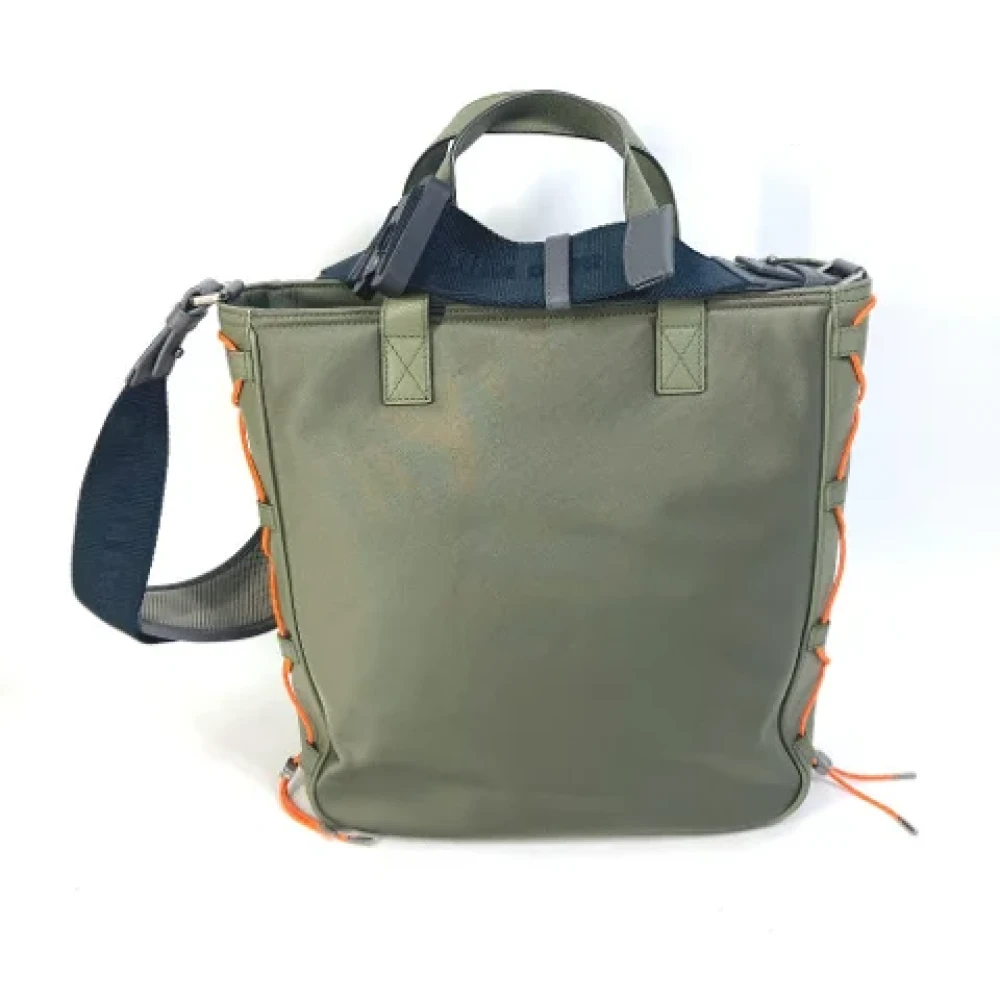 Dior Vintage Pre-owned Leather dior-bags Green Dames