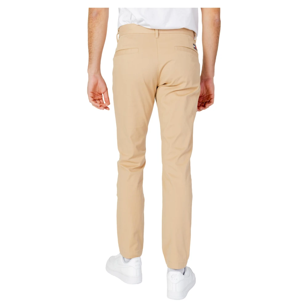 Tommy Jeans Klassieke Chino Broek in Beige Heren