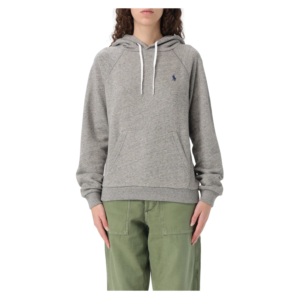 Polo Ralph Lauren Fleece hoodie Gray Dames