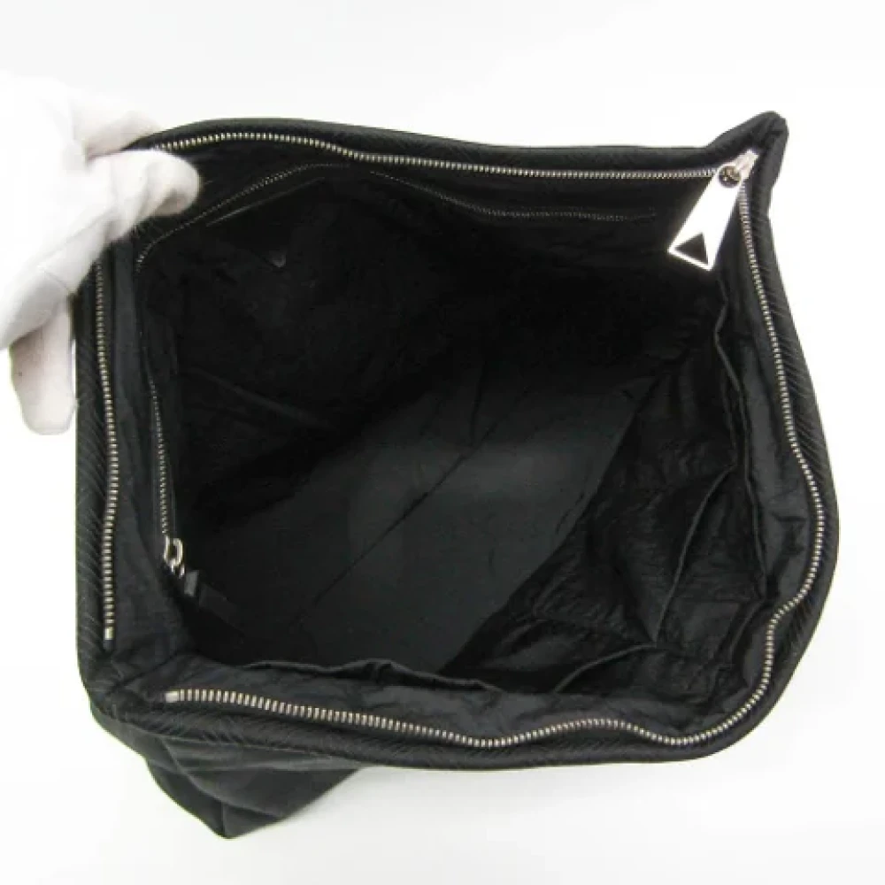 Bottega Veneta Vintage Pre-owned Fabric clutches Black Dames