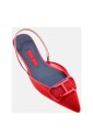 ballerines-insignia-en-maille-rouge
