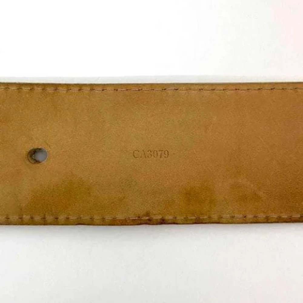 Louis Vuitton Vintage Pre-owned Canvas belts White Heren