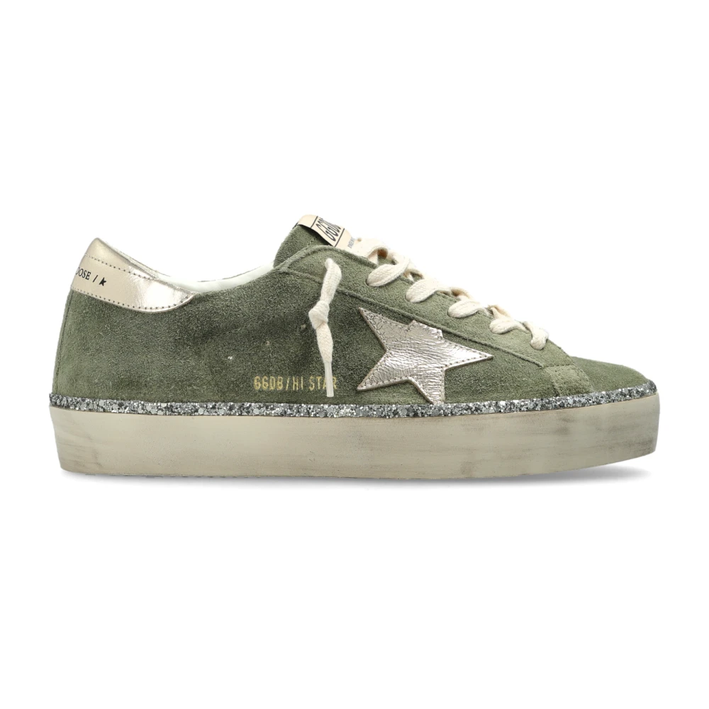 Golden Goose Grön Hi Star Sneakers