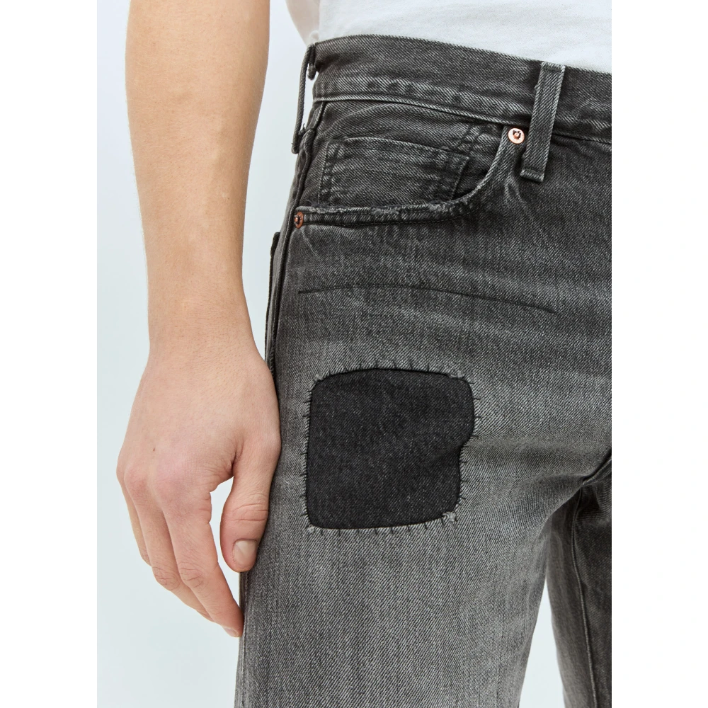 Levi's 505 Patchwork Jeans Black Heren