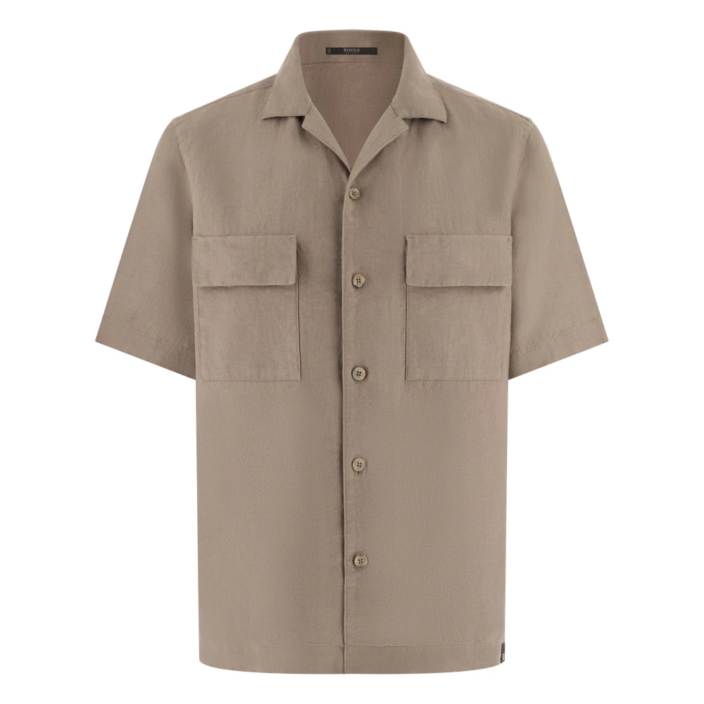 Boggi Milano Hombre Beige Camisas, Talla: M