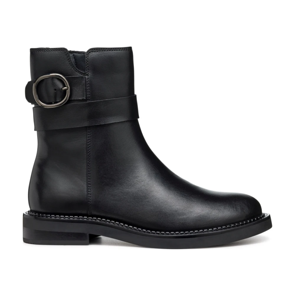 Geox Women's Black Ankle Booties For - Ankle Boots - 7 Uk - Shoes