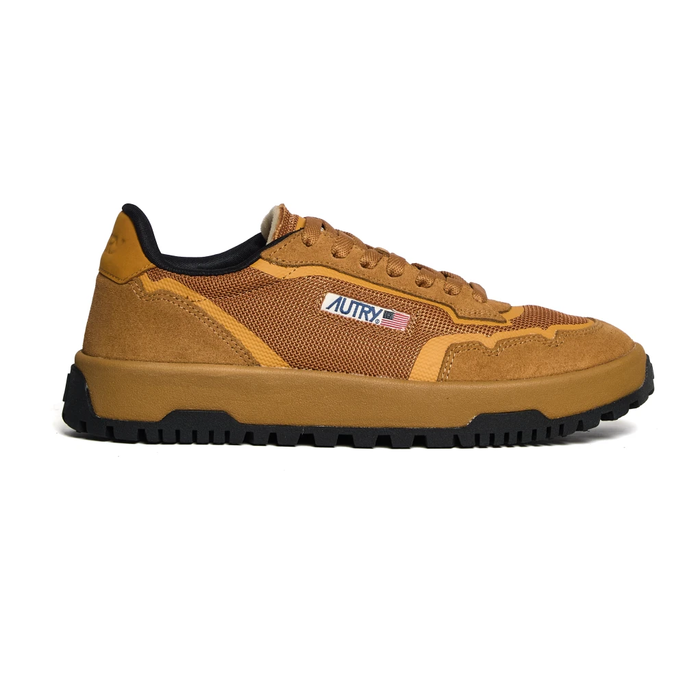 Autry Men's Brown Stylish Trainers For Size 9 Uk