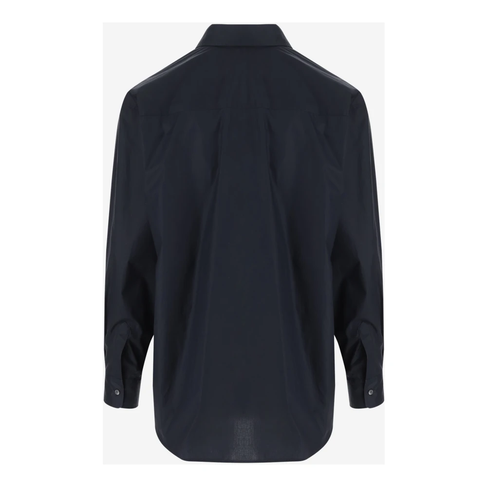 Darkpark Casual Popeline Overhemd Black Heren