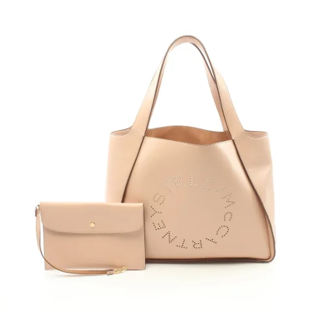Stella McCartney Pre-owned Leather handbags Beige Dames