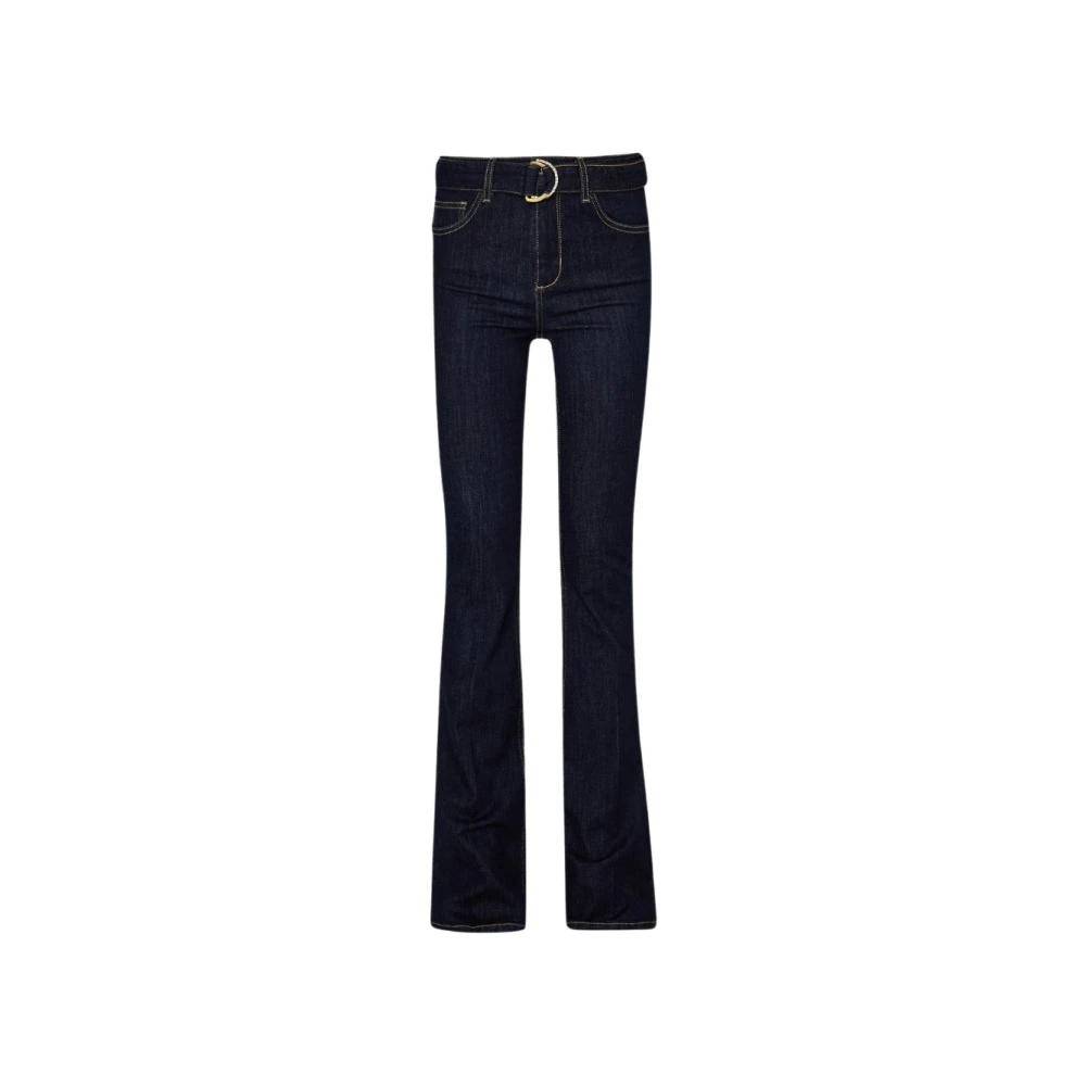 Liu Jo Flared Broek Blue Dames