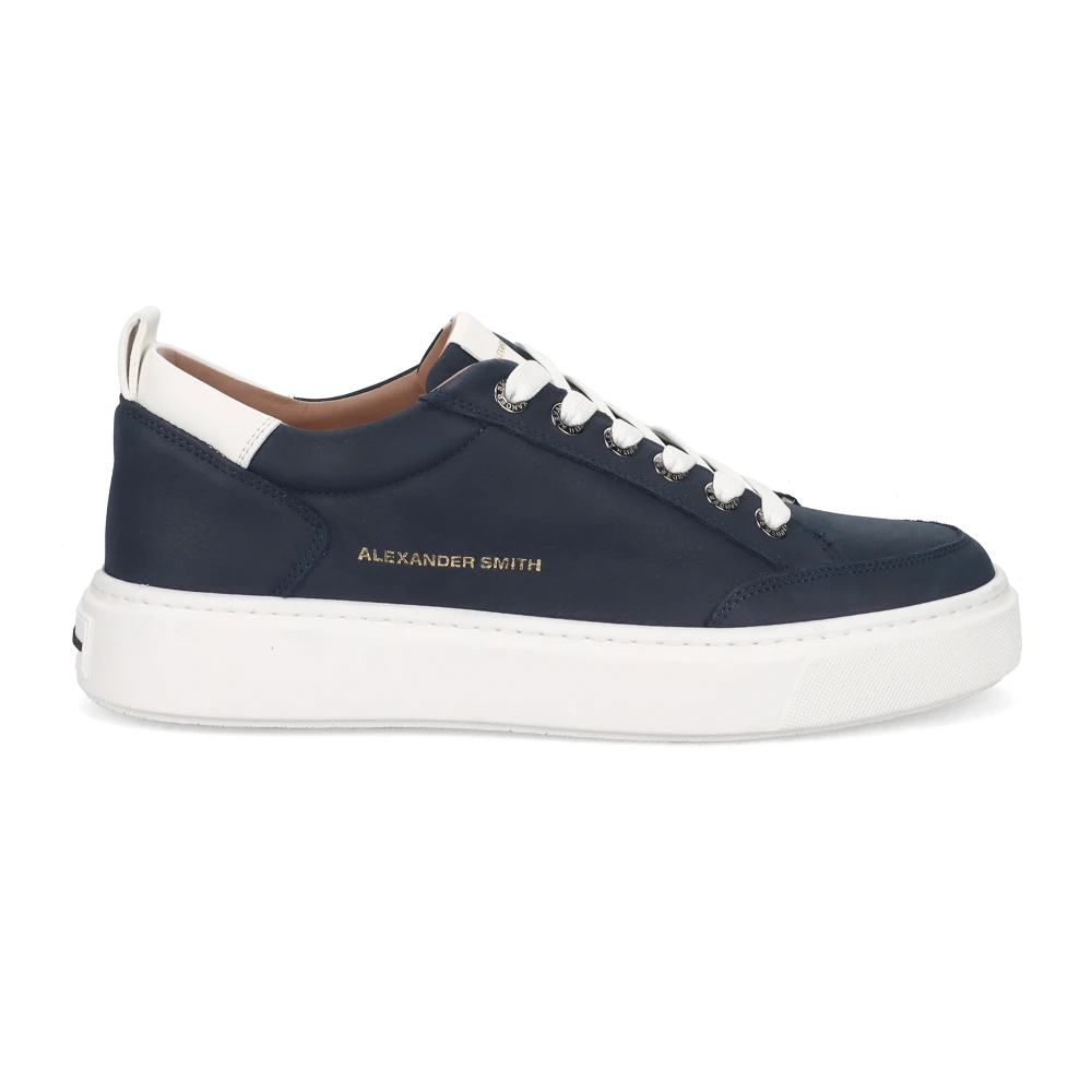 Alexander Smith Blauwe Bond Street Sneakers Heren Schoenen