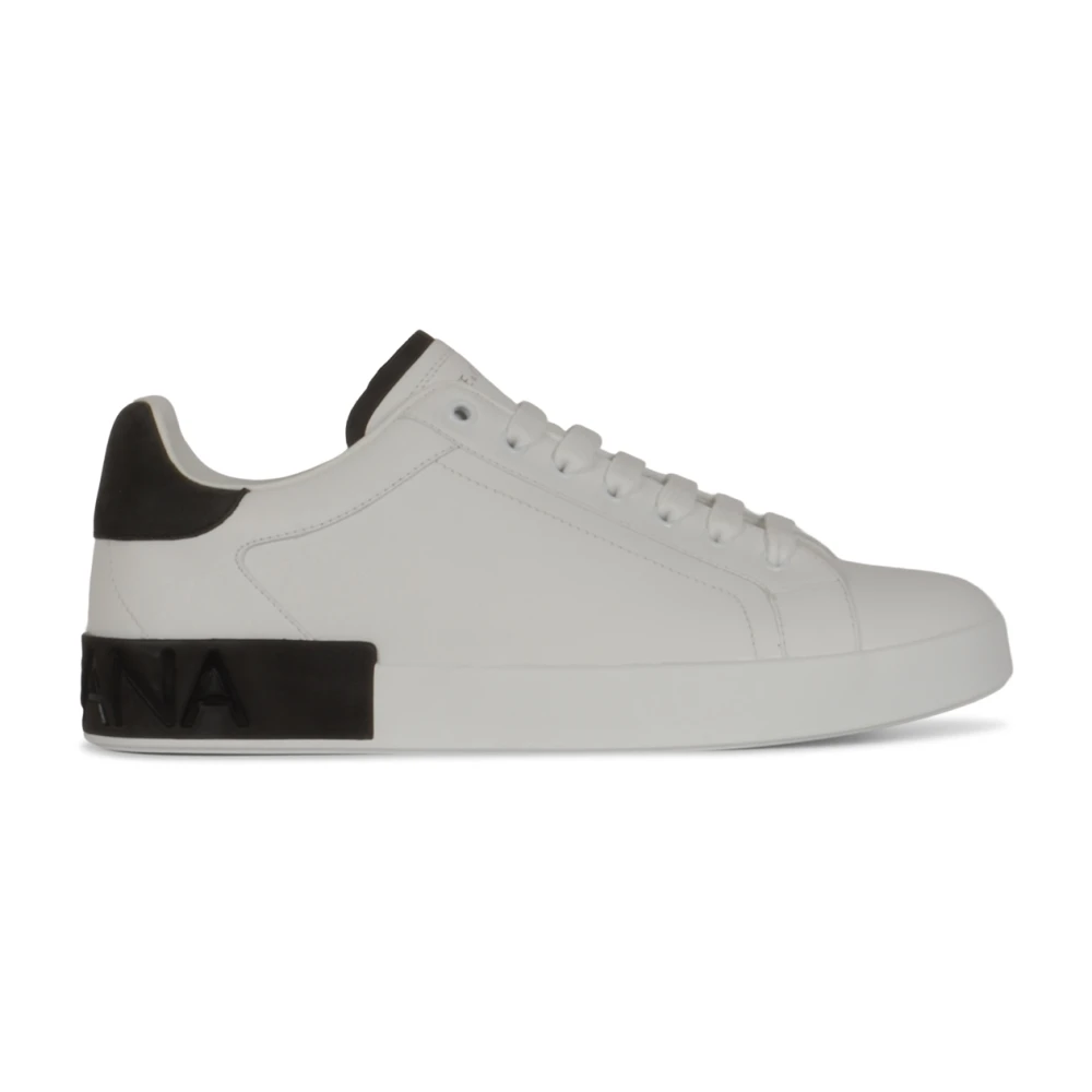 Dolce & Gabbana Men's White Low-Top Sneakers