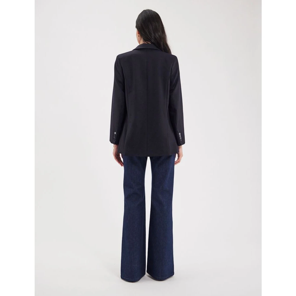 Ines De La Fressange Paris Donkerblauwe Bruna Jas Blue Dames