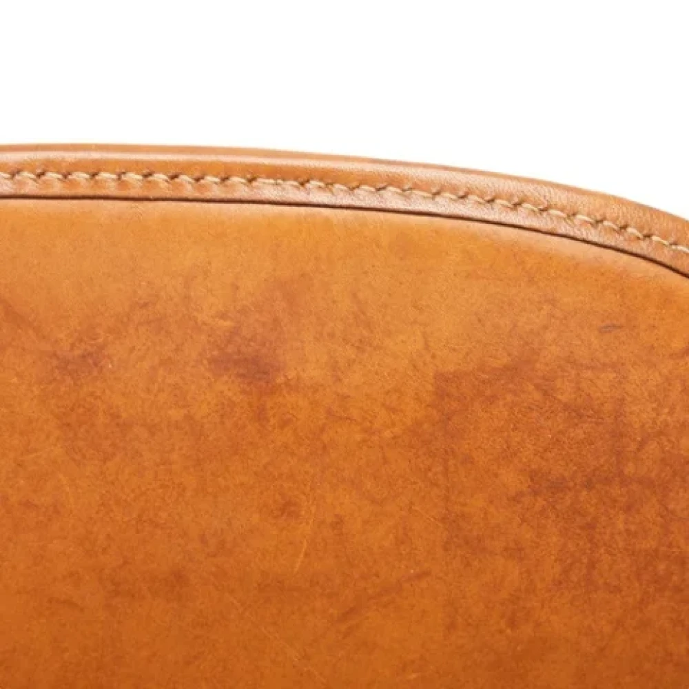 Celine Vintage Pre-owned Leather shoulder-bags Beige Dames