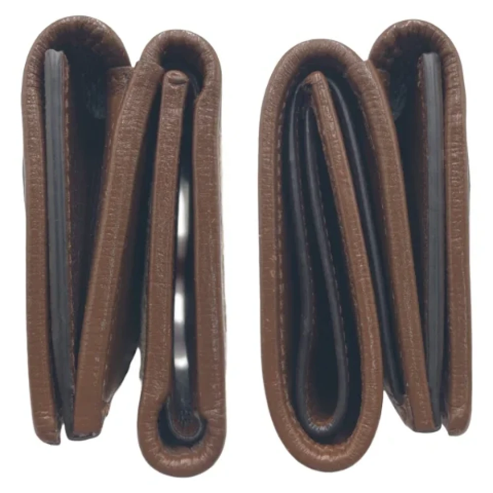 Gucci Vintage Pre-owned Canvas wallets Brown Dames
