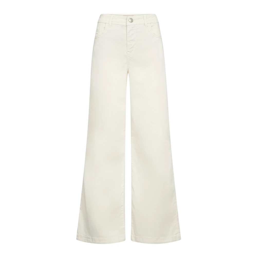 Mos Mosh Women's Beige Wide Trousers