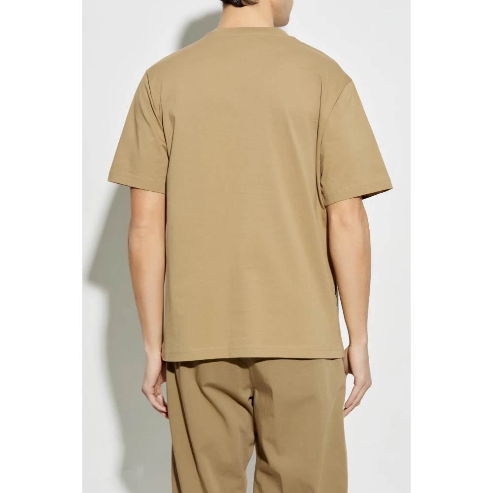 Iceberg T-shirt met print Brown Heren