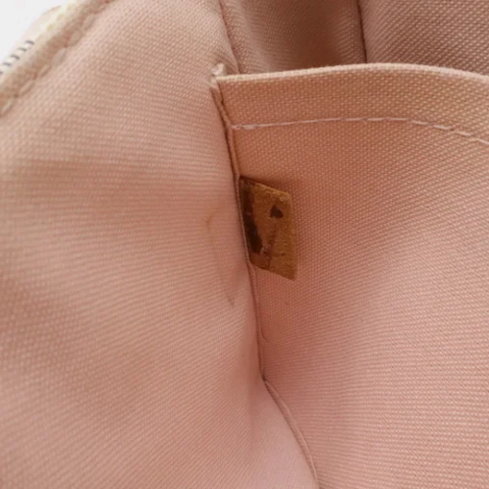 Louis Vuitton Vintage Pre-owned Plastic handbags Beige Dames