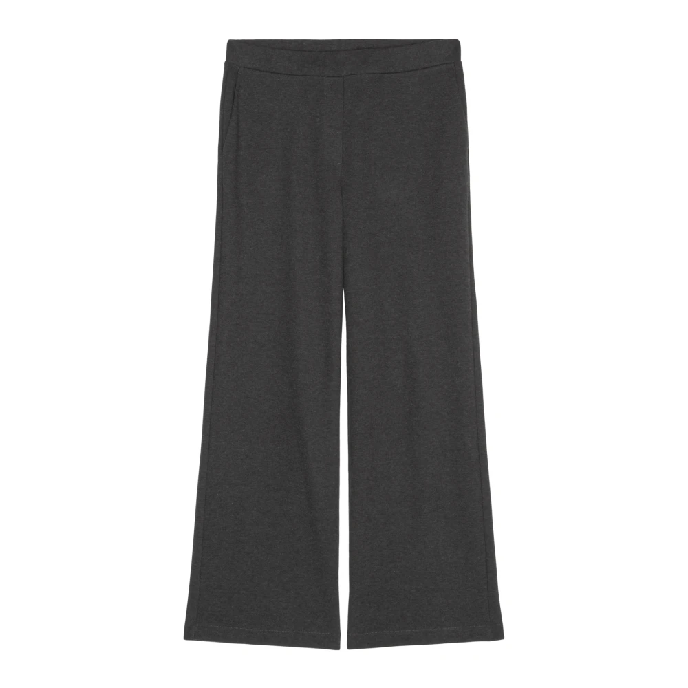 Marc O'Polo Jersey broek recht Gray Dames