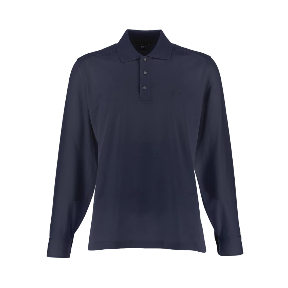 Fay Stijlvolle T-shirts en Polos Blue Heren