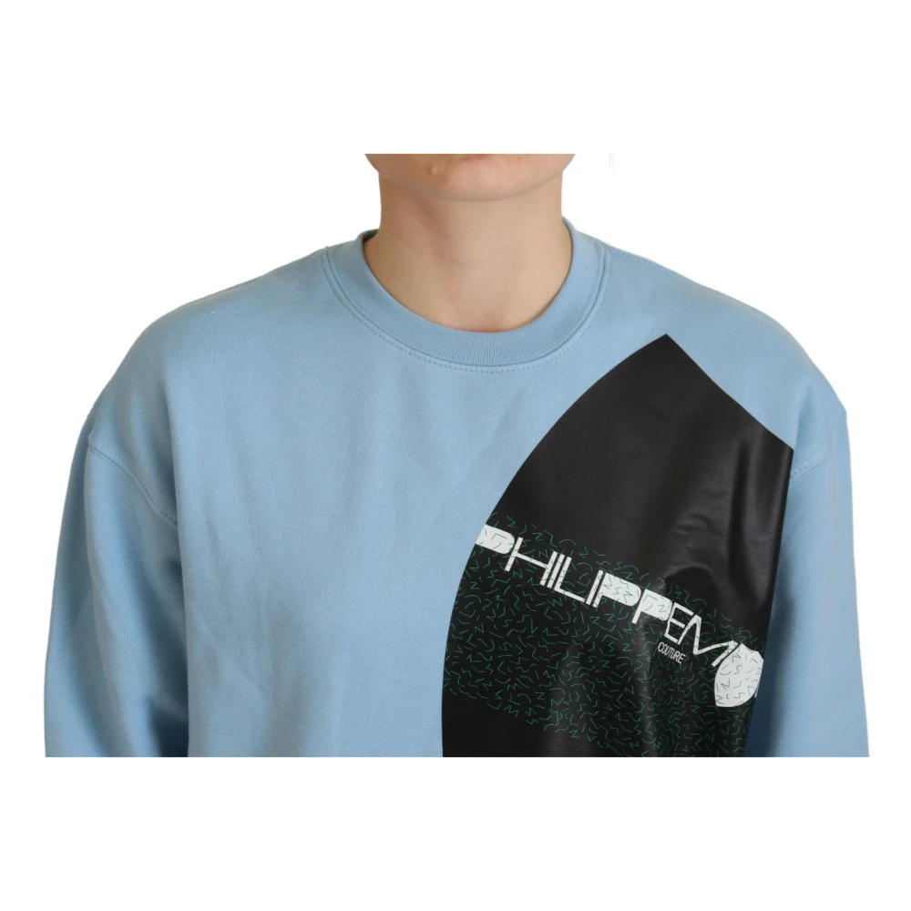 Philippe Model Elegante lichtblauwe katoenen trui Blue Dames