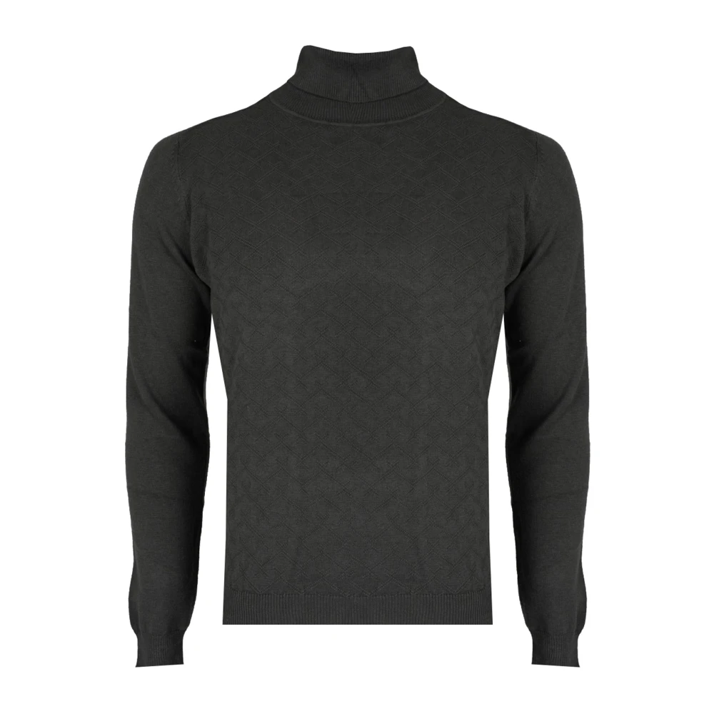 Antony Morato Herren Grün Minimalistischer Rollkragenpullover