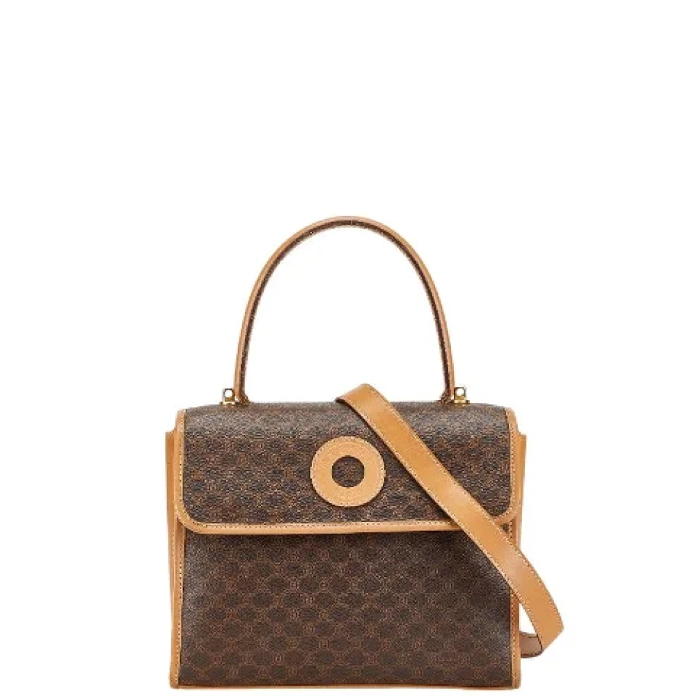 Celine Vintage Pre-owned Canvas celine-bags Brown Dames