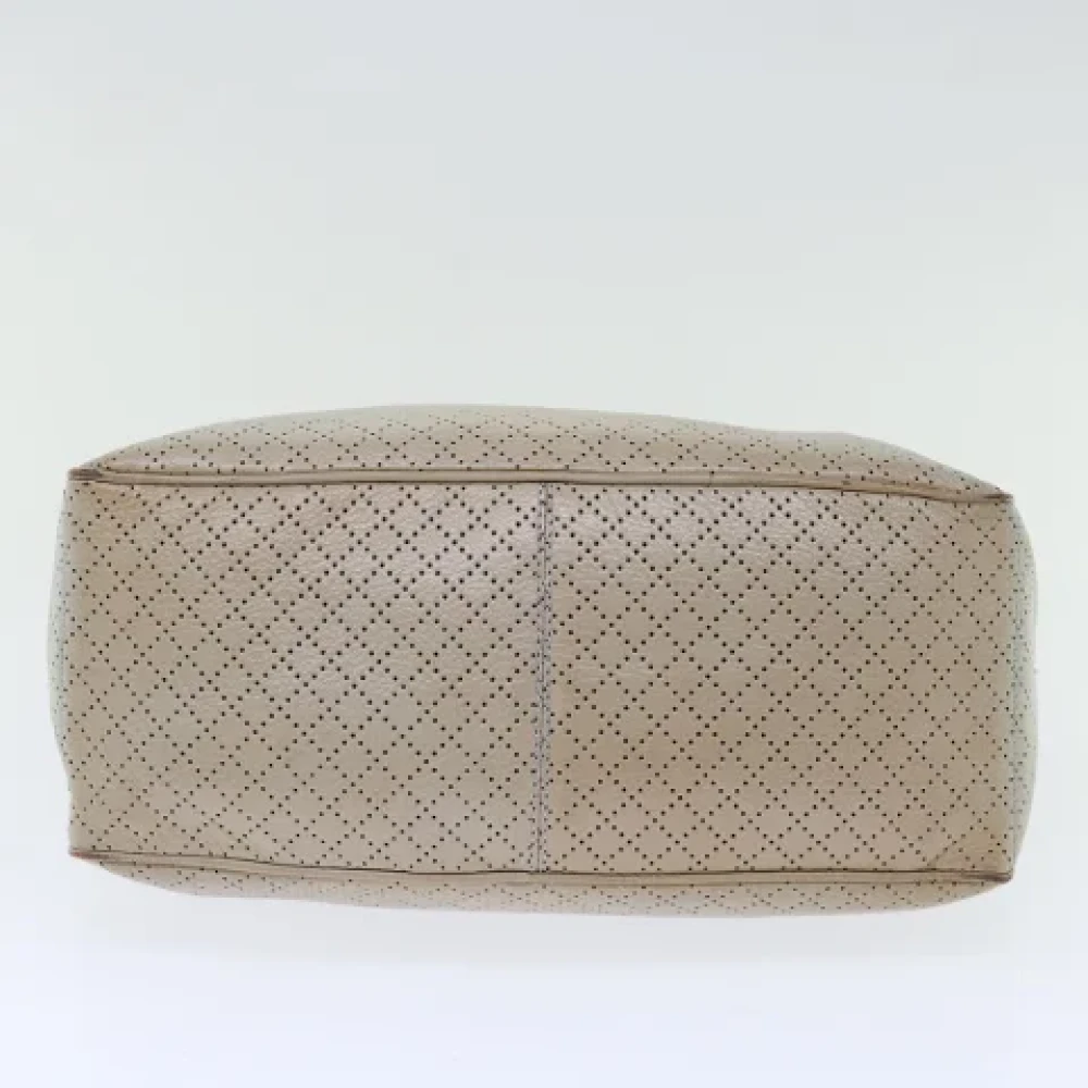 Celine Vintage Pre-owned Leather handbags Gray Dames