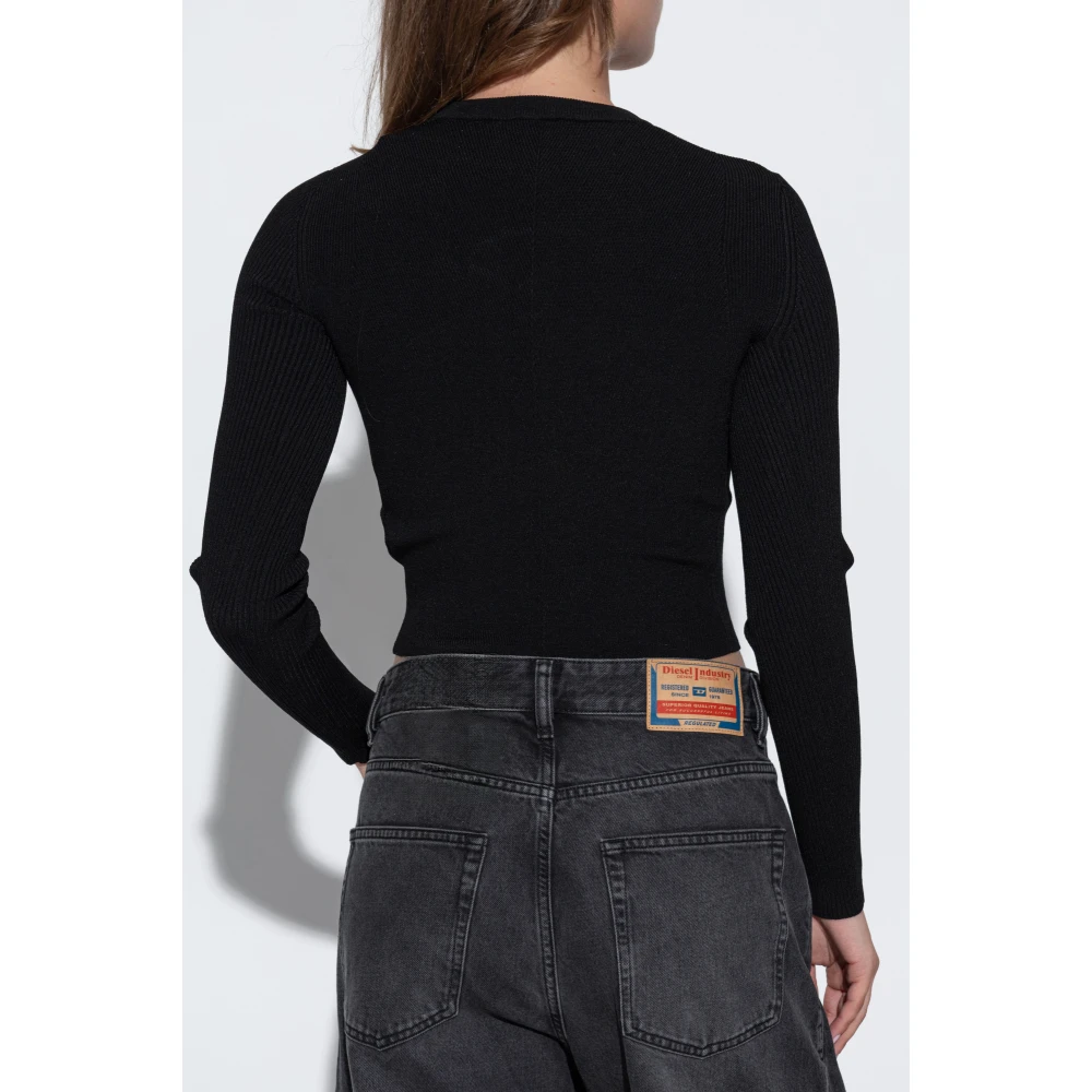 Diesel Sweater `M-Valari` Black Dames