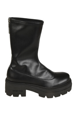 black-leather-ankle-boots