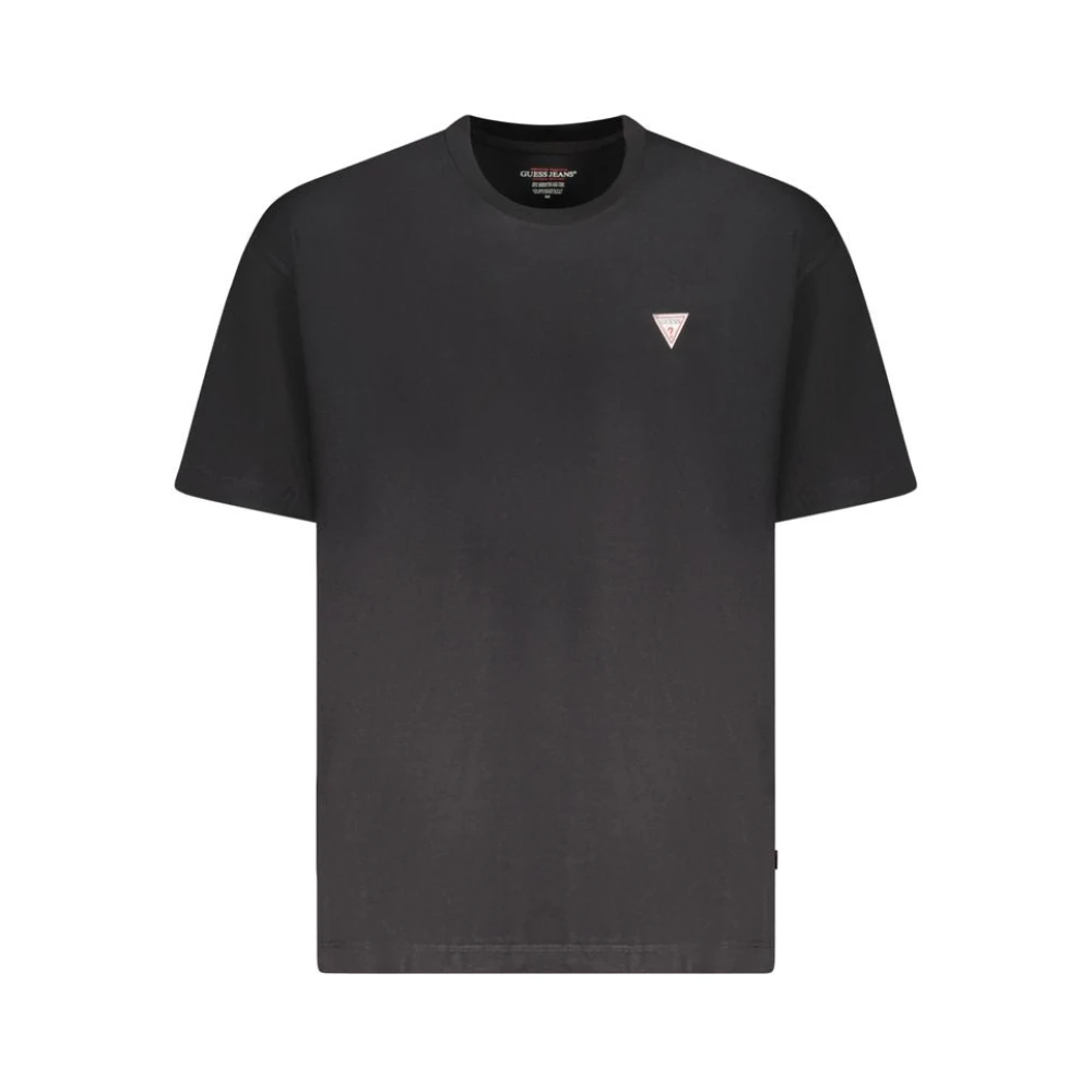 Guess Black T-Shirts, Male, M, Cotton Men T-Shirt Trendsetter