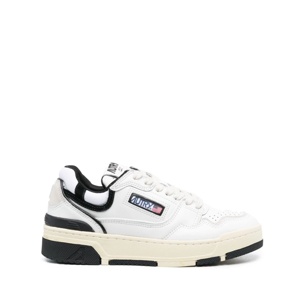 Autry Låg Topp Läder Sneakers White, Dam