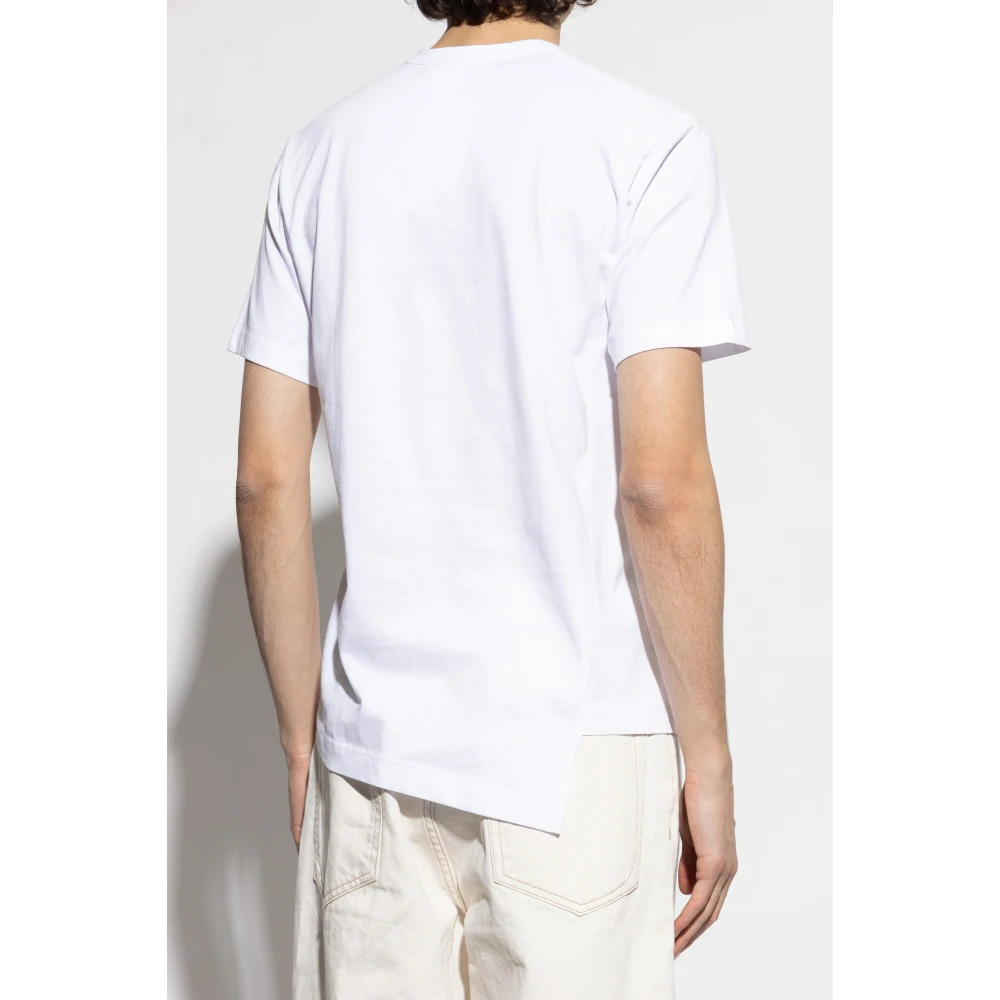 Comme des Garçons T-shirt met print White Heren
