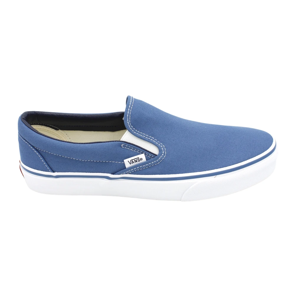 Vans Canvas Instapmodel Rubberen Zool Schoen Heren Schoenen Blauw