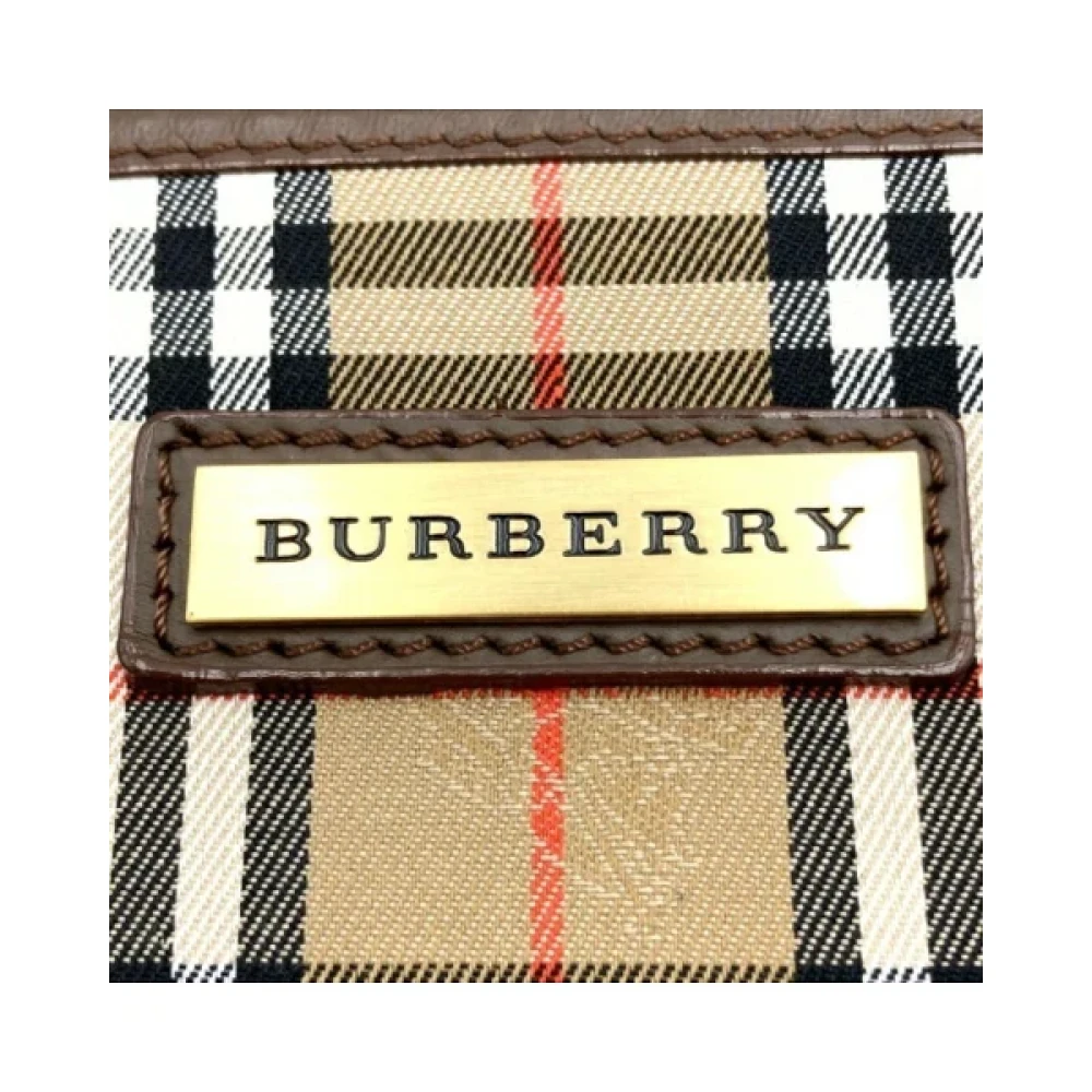 Burberry Vintage Pre-owned Leather clutches Brown Dames